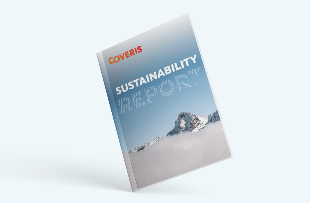 The cover of the Coveris Sustainability Report