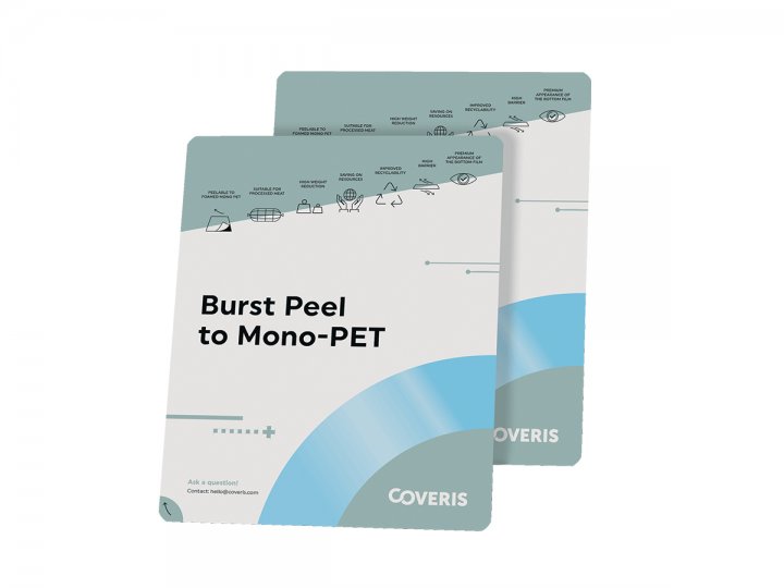 Burst Peel mono PET-hez