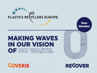A Coveris csatlakozik a Plastics Recyclers Europe-hoz a No Waste fenntarthatósági stratégia támogatása érdekében